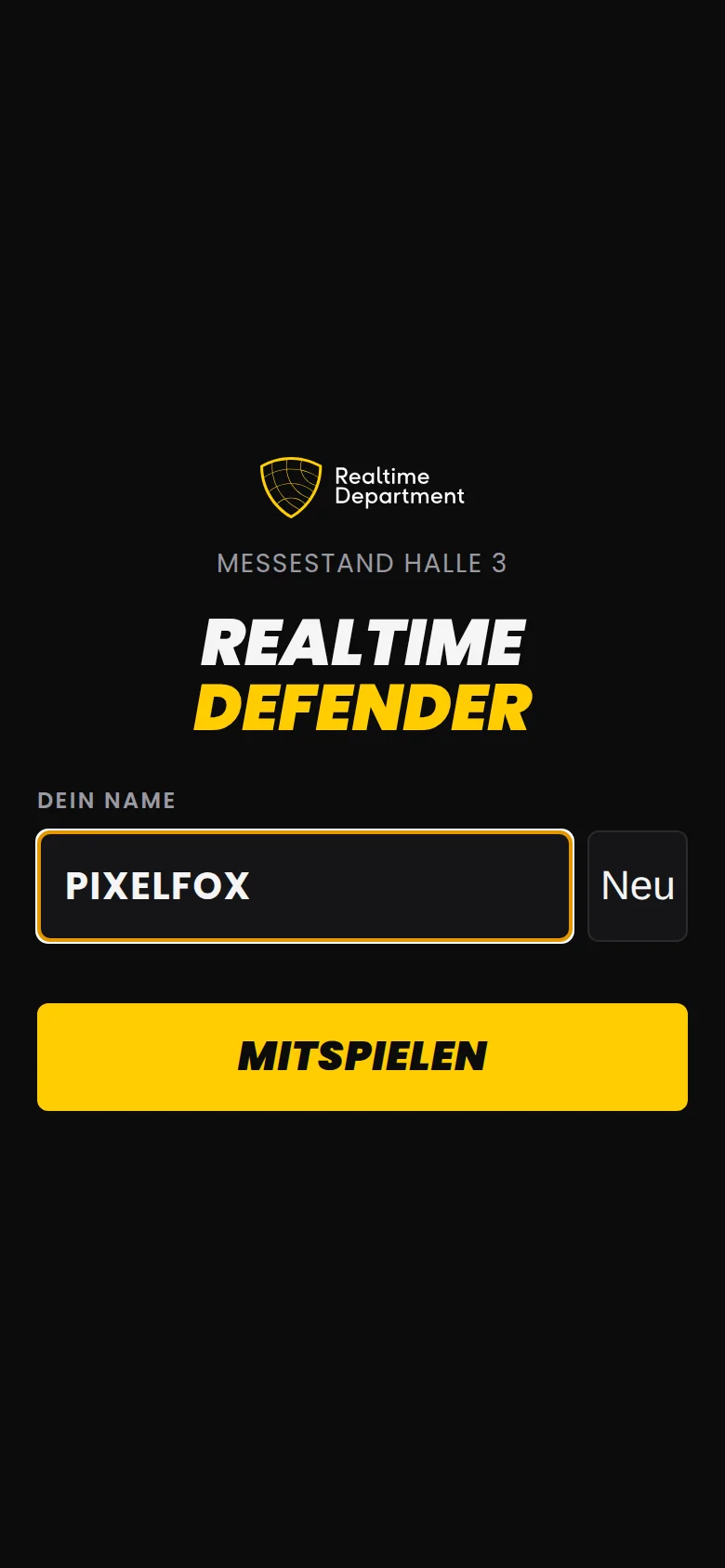Kamera erkennt den QR-Code, der Controller öffnet sich im Browser